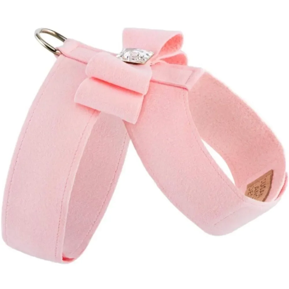 SUSAN LANCI DESIGNS Pink Glitz Nouveau Bow Step In Harness NWOT